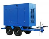 ТСС ЭД-60-Т400-2РПМ15 в погодозащитном кожухе на прицепе с АВР